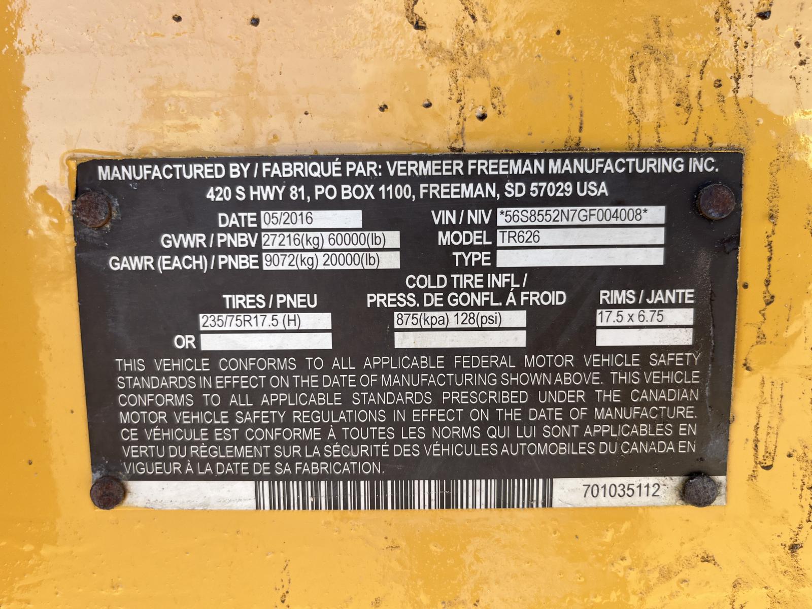 ./imagenes/INVOICE/2019/17221/VERMEER TR626 (22).JPG